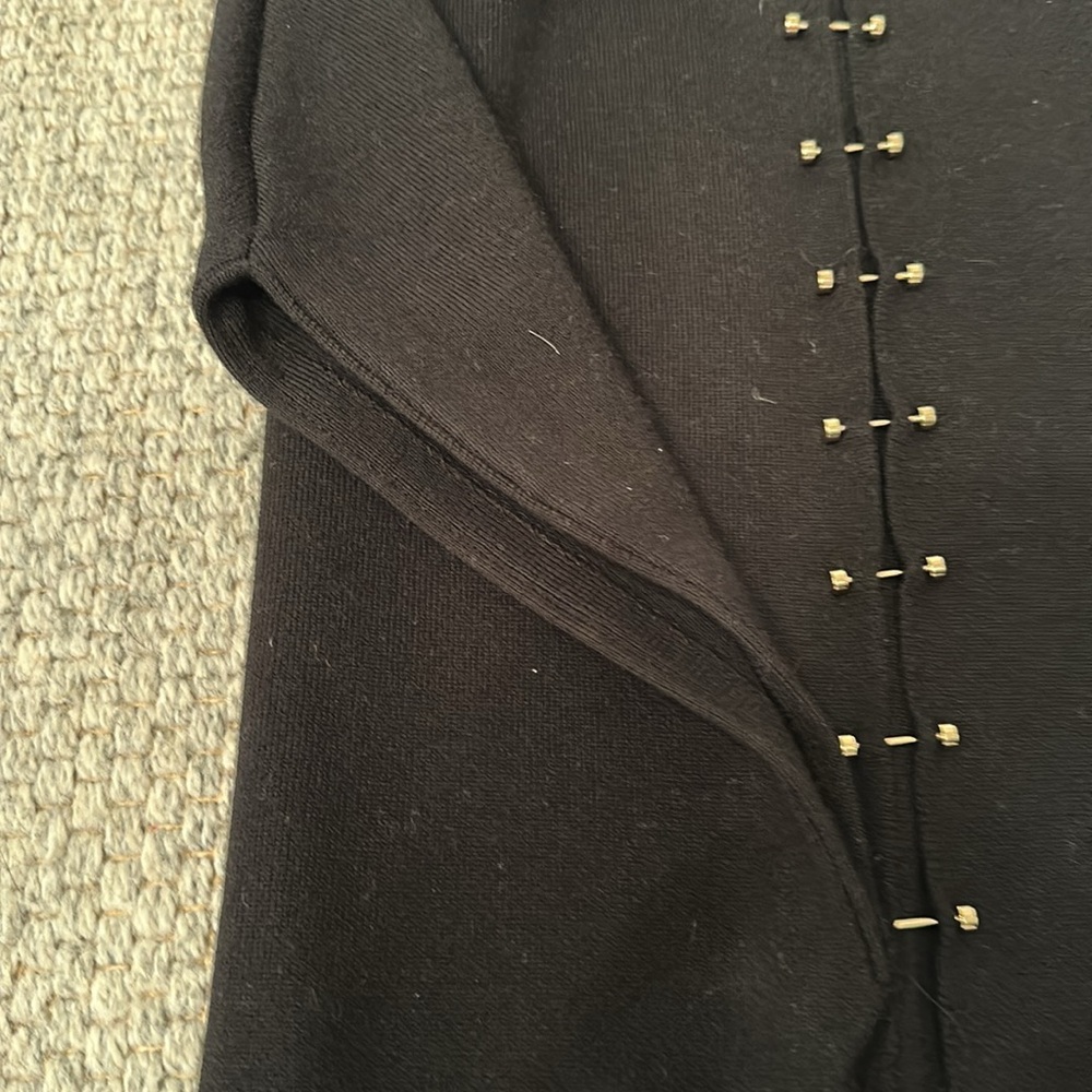 alice + olivia black wool sweater